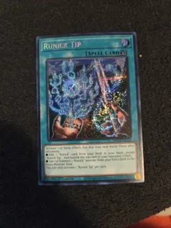 Runick Tip MP23-EN241 1st Prismatic Secret Rare NM Yugioh Card - Image 1
