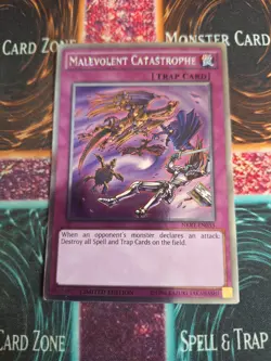 Yu-Gi-Oh! Malevolent Catastrophe NKRT-EN033 Platinum Rare Limited Near Mint - Image 1