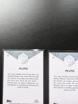 (2) 2023 Topps Chrome Disney 100 Pluto #30 - Image 4