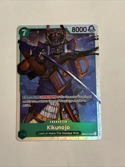 Kikunojo Super Rare (SR) EB04-012 The Azure Sea's Seven English Foil - Image 1