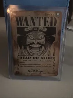Gol D Roger OP09-118 SP Wanted Poster Manga OP13 One Piece Card English Carrying - Image 1