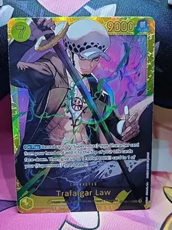 Trafalgar Law OP10-119 Secret Rare Royal Blood One Piece TCG - Image 1