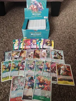 One Piece OP-08 Two Legends Booster Box Bulk Leaders Rare - Image 1