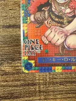 Monkey.D.Luffy P-110 LEGO PROMO One Piece Day 25 Promotion Japanese Foil Bandai - Image 5