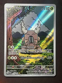 Pokemon TCG Pinsir 168/167 Illustration Rare Twilight Masquerade Single Card - Image 1
