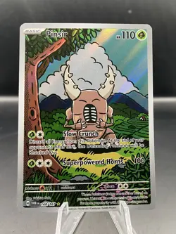 Pinsir 168/167 SV06: Twilight Masquerade Illustration Rare Pokemon TCG Card NM - Image 1