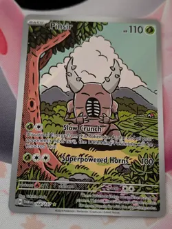 Pokemon TCG Pinsir Holo Illustration Rare Card Twilight Masquerade 168/167 - Image 1