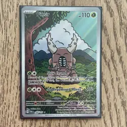 Pokemon TCG Pinsir Holo Illustration Rare Card Twilight Masquerade 168/167 - Image 1