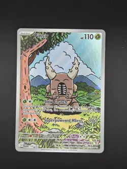 Pokemon TCG Pinsir Holo Illustration Rare Card Twilight Masquerade 168/167 - Image 1