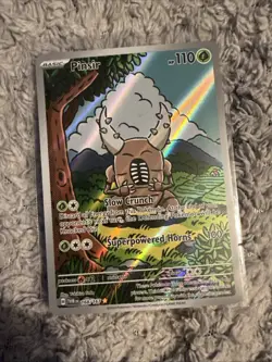 Pokemon TCG Pinsir Holo Illustration Rare Card Twilight Masquerade 168/167 - Image 1