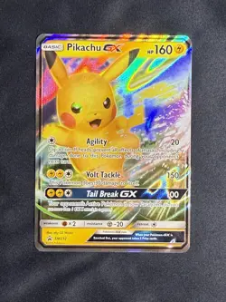 Pikachu GX SM232 Black Star Promo 2019 Holo Rare Pokemon Card TCG NM - Image 1