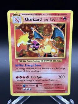 Pokemon TCG Charizard Holo Rare Card 11/108 Evolutions NM - Image 1