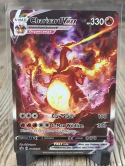 Pokemon Charizard VMAX Black Star Promo SWSH261 Trading Card NM - Image 1