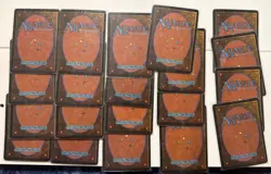 MTG-Beta Land Set-Plains, Forest, Mountain, Swamp, Island. (20) Beta Card Set - Image 2