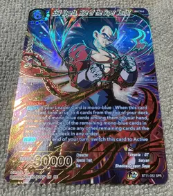 SS4 Vegeta, Rise of the Super Warrior BT11-052 SPR Dragon Ball Card English - Image 3