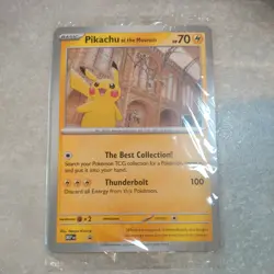 Pokemon Tcg Pikachu At The Museum Promo Card English Oversize - Image 1