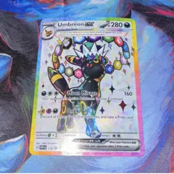 Pokemon Umbreon ex Full Art Promo Holo SVP176 Scarlet & Violet 280HP Card - Image 1