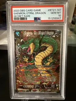 PSA10 Dragon Ball Card English Version Shenron the Eternal Dragon BT21-147 - Image 1