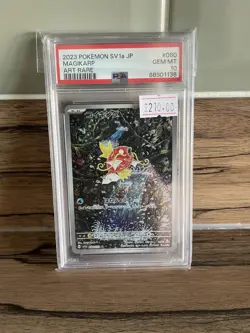 PSA 10 Magikarp 080/073 AR sv1a Triplet Beat Pokemon Card 2023 Japanese Holo - Image 1