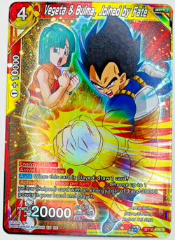 VEGETA & BULMA, JOINED BY FATE 2nd Ed. BT10-146 Dragon Ball Super Card Game | LP - Image 1