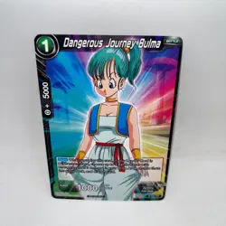 Dangerous Journey Bulma P-083 Promo Promotion Cards Dragon Ball Super LP - Image 1