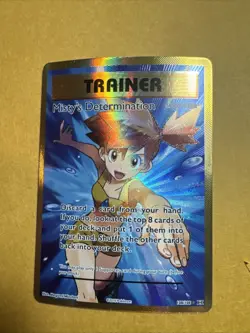 Misty's Determination - 108/108 - Pokemon Evolutions Full Art Ultra Rare Card NM - Image 1