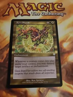 Aura Shards - Mtg Invasion - Magic the Gathering - LP - Image 1