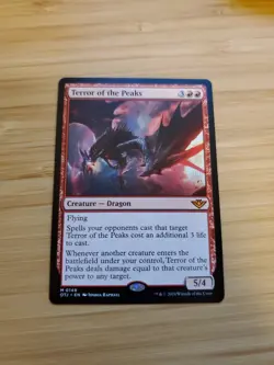 Terror of the Peaks (Promo Pack) [Outlaws of Thunder Junction Promos] Near Mint - Image 1