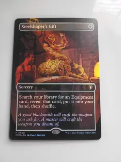MTG Steelshaper's Gift (Borderless) Commander Masters Foil NM x1 - Image 1