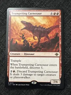 Trumpeting Carnosaur The Lost Caverns of Ixalan Regular - Image 1