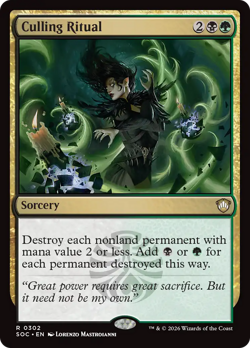 Culling Ritual - 302 - SOC - Near Mint - MTG - Image 1