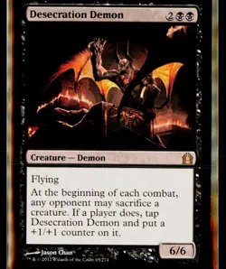 Return to Ravnica #63 Desecration Demon - Image 1