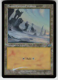 MTG - 01 Snow-Covered Wastes (Retro Frame) 439 U Modern Horizons 3 - Image 1
