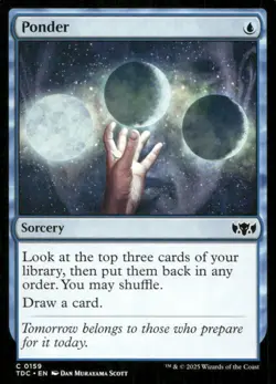 Ponder C Commander: Tarkir: Dragonstorm 159 NM - Image 1