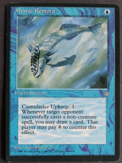 Mystic Remora | Ice Age MTG | LP | Blue Enchantment | Commander Staple - Image 1