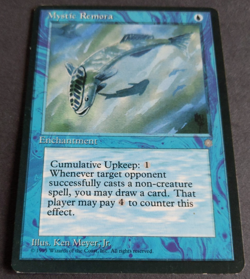 Mystic Remora | Ice Age MTG | LP | Blue Enchantment | Commander Staple - Image 3