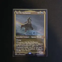 Zur the Enchanter (Foil Etched) - Commander Legends - 544 - #NM Foil - Image 1