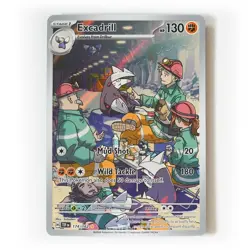 Pokemon - Excadrill - 174/162 - SV Temporal Forces - Illustration Rare Card - Image 1
