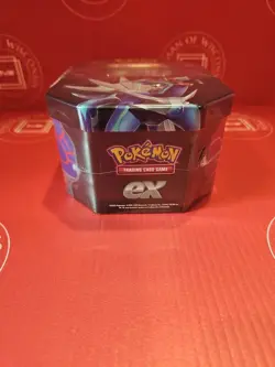 NEW Pokemon TCG Azure Legends Tin DIALGA EX Pokemon Center - In Hand - Sealed - Image 2