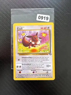 TCG Pokemon Karte Evoli 51/64 Dschungel Vintage - Image 1