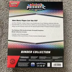 Pokemon TCG: Scarlet & Violet Prismatic Evolutions Binder Collection New Sealed - Image 2