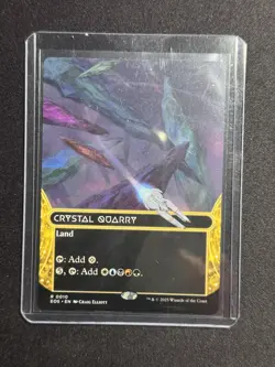 Edge of Eternities: Stellar Sights Crystal Quarry (0010) (Borderless) #10 MTG NM - Image 1