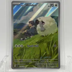 Pokemon TCG Journey Together Hop’s Wooloo #170/159 Illustration Rare LP - Image 1