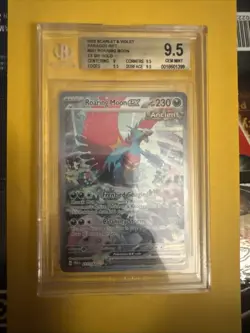 Pokemon TCG Roaring Moon EX 251/182 BGS 9.5 Gem Mint Paradox Rift - Image 1