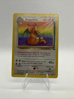 Pokemon - Fossil Non Holo Rare Dragonite 19/62 - Image 3