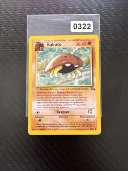 Kabuto 50/62 | Fossil | Deutsch | Pokemon Karte - Image 1