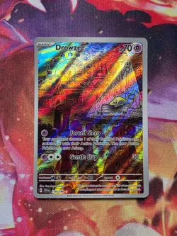 Pokemon Drowzee 210/198 Illustration Rare Full Art Holo Scarlet and Violet Base - Image 2
