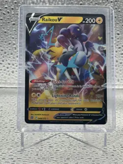 2022 Pokemon TCG Raikou V 048/172 Ultra Rare Holo - Image 1
