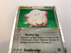 Pokemon Card - Chansey ex 96/109 EX Ruby & Sapphire *HP* Ultra Rare Holo ex - Image 3