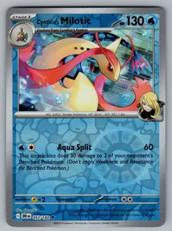 Cynthia's Milotic 053 182 UC Destined Rivals Pokemon NM - Image 1